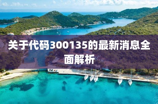 關(guān)于代碼300135的最新消息全面解析
