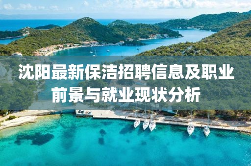 沈陽最新保潔招聘信息及職業(yè)前景與就業(yè)現(xiàn)狀分析