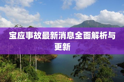 寶應(yīng)事故最新消息全面解析與更新