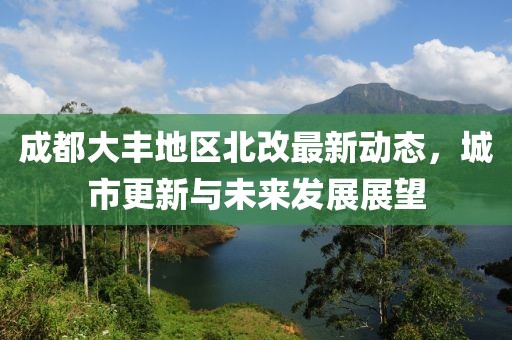 成都大豐地區(qū)北改最新動態(tài)，城市更新與未來發(fā)展展望