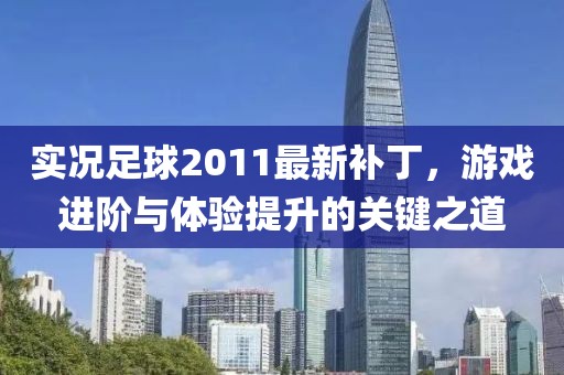實況足球2011最新補丁，游戲進階與體驗提升的關(guān)鍵之道
