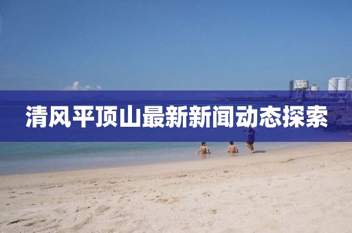 清風(fēng)平頂山最新新聞動(dòng)態(tài)探索
