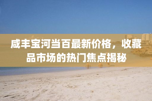 咸豐寶河當百最新價格，收藏品市場的熱門焦點揭秘