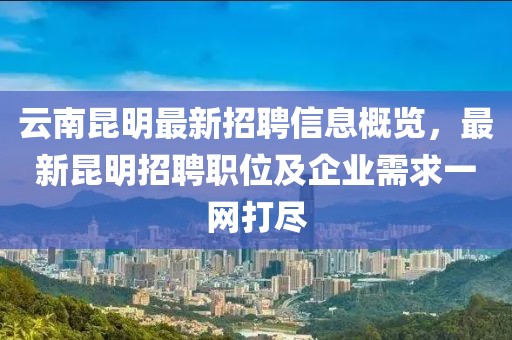 云南昆明最新招聘信息概覽，最新昆明招聘職位及企業(yè)需求一網(wǎng)打盡