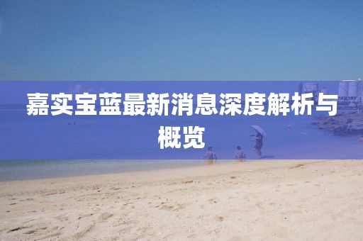 嘉實(shí)寶藍(lán)最新消息深度解析與概覽