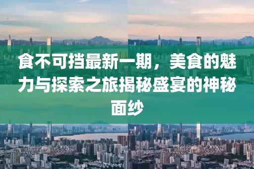 食不可擋最新一期，美食的魅力與探索之旅揭秘盛宴的神秘面紗