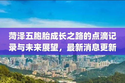 菏澤五胞胎成長之路的點滴記錄與未來展望，最新消息更新