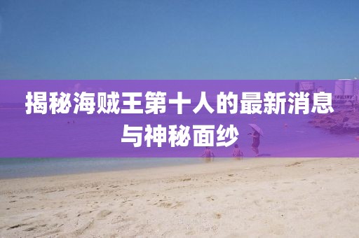 揭秘海賊王第十人的最新消息與神秘面紗