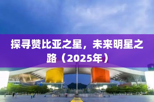 探尋贊比亞之星，未來明星之路（2025年）