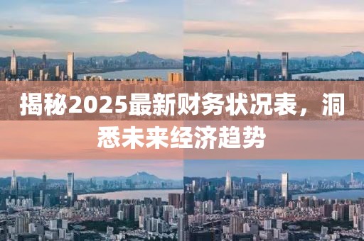 揭秘2025最新財(cái)務(wù)狀況表，洞悉未來(lái)經(jīng)濟(jì)趨勢(shì)