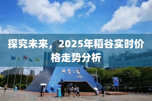 探究未來，2025年稻谷實時價格走勢分析