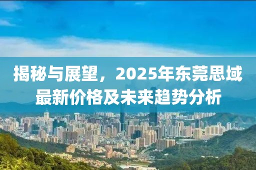 揭秘與展望，2025年東莞思域最新價格及未來趨勢分析