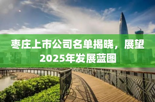 棗莊上市公司名單揭曉，展望2025年發(fā)展藍(lán)圖
