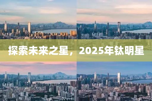 探索未來之星，2025年鈦明星