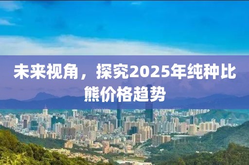 未來視角，探究2025年純種比熊價格趨勢