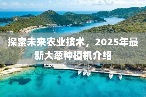 探索未來農(nóng)業(yè)技術(shù)，2025年最新大蔥種植機(jī)介紹