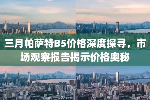 三月帕薩特B5價(jià)格深度探尋，市場(chǎng)觀察報(bào)告揭示價(jià)格奧秘