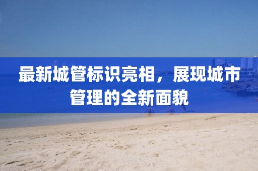 最新城管標(biāo)識(shí)亮相，展現(xiàn)城市管理的全新面貌