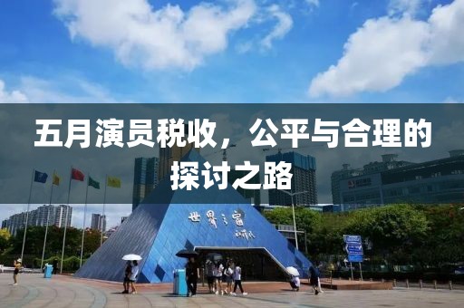 五月演員稅收，公平與合理的探討之路