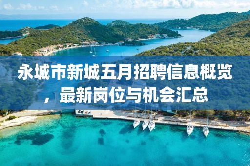 永城市新城五月招聘信息概覽，最新崗位與機會匯總