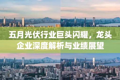 五月光伏行業(yè)巨頭閃耀，龍頭企業(yè)深度解析與業(yè)績展望