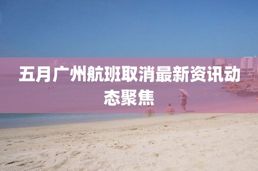 五月廣州航班取消最新資訊動(dòng)態(tài)聚焦