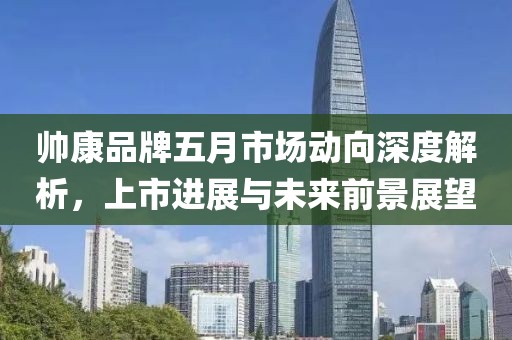 帥康品牌五月市場動向深度解析，上市進展與未來前景展望