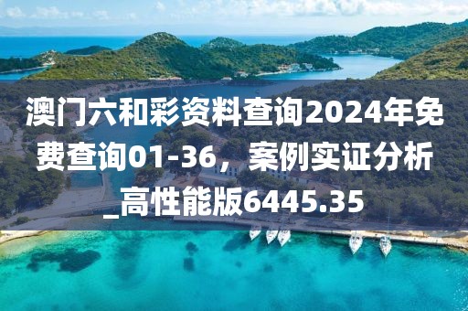 澳門(mén)六和彩資料查詢(xún)2024年免費(fèi)查詢(xún)01-36，案例實(shí)證分析_高性能版6445.35
