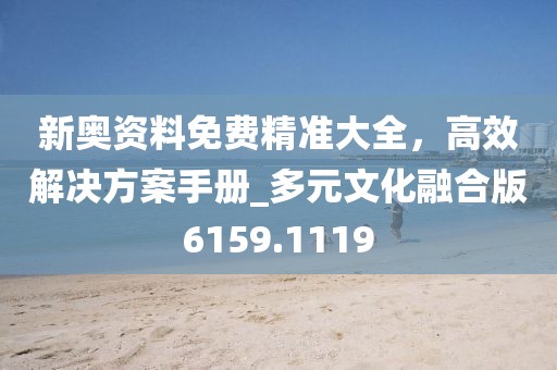 新奧資料免費精準(zhǔn)大全，高效解決方案手冊_多元文化融合版6159.1119