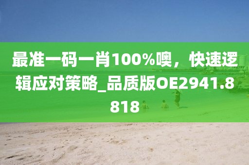 最準(zhǔn)一碼一肖100%噢，快速邏輯應(yīng)對策略_品質(zhì)版OE2941.8818