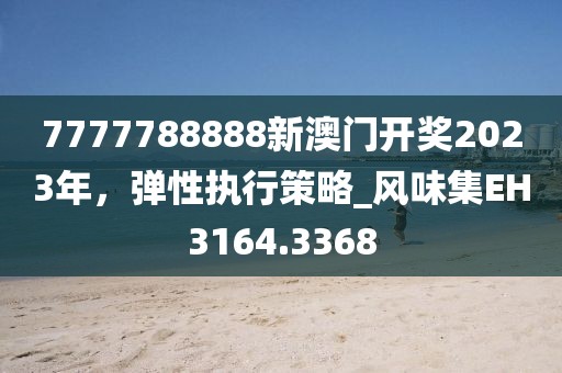 7777788888新澳門開獎(jiǎng)2023年，彈性執(zhí)行策略_風(fēng)味集EH3164.3368