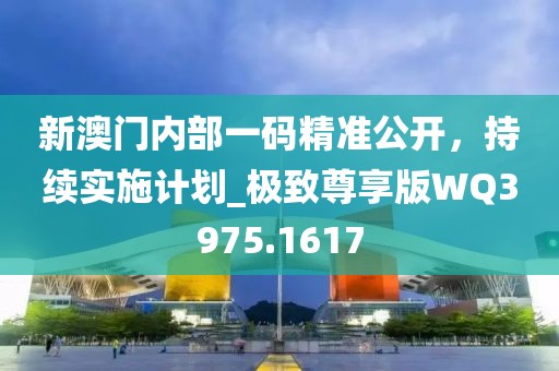 新澳門內(nèi)部一碼精準(zhǔn)公開，持續(xù)實(shí)施計(jì)劃_極致尊享版WQ3975.1617