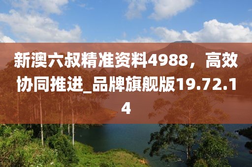 新澳六叔精準(zhǔn)資料4988，高效協(xié)同推進(jìn)_品牌旗艦版19.72.14