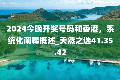 2024今晚開獎號碼和香港，系統(tǒng)化闡釋概述_天然之選41.35.42