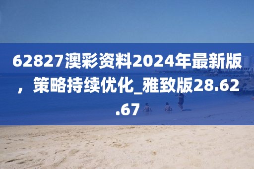 62827澳彩資料2024年最新版，策略持續(xù)優(yōu)化_雅致版28.62.67